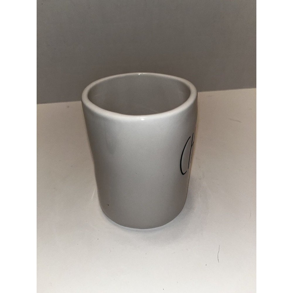 Rae Dunn Cheers Large Ivory Ceramic Mug Coffee Cup Gift - Picture 3 of 6